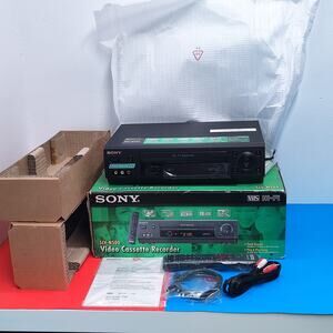 NEW Sony SLV-N500 VHS VCR Player HiFi Stereo Video Cassette Recorder vintage NOS